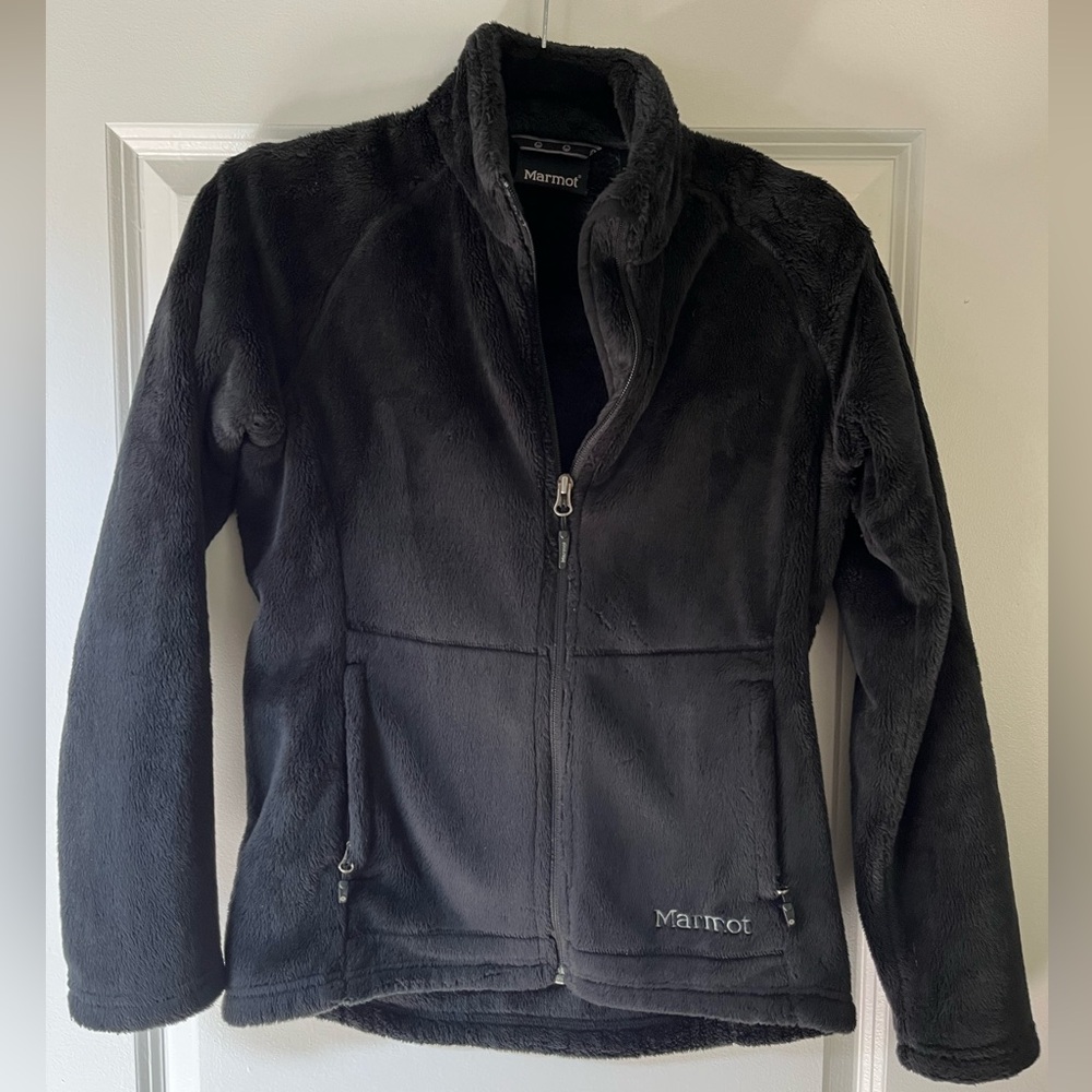 Marmot Black Fleece Jacket - Women’s S